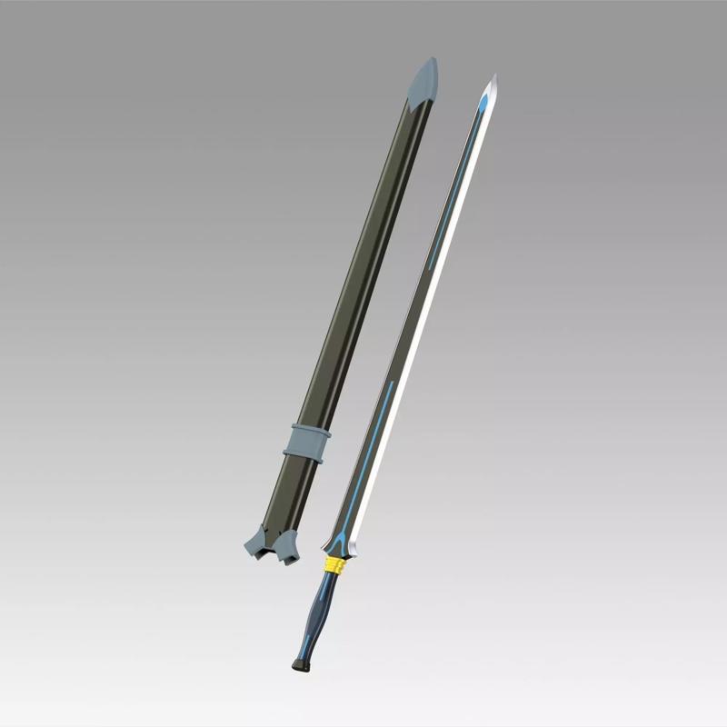 Fire and Steel Real  Kiritos Ordinal Scale Cosplay prop