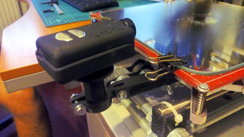 Prusa i3 support for GoPro and Mobius