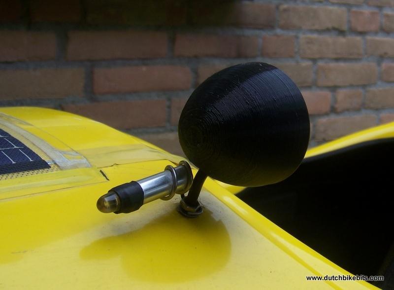 Aerodynamic fairings for Busch und Muller CycleStar bicycle mirrors