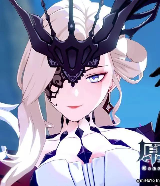 La Signora mask from Genshin Impact