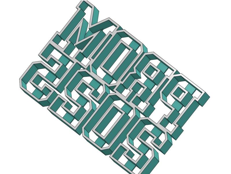 PROM 2025 COLLEGE FONT COOKIE CUTTER