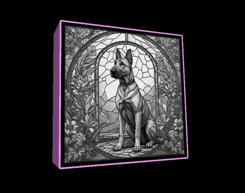 Lightbox Berger Picard lithophane