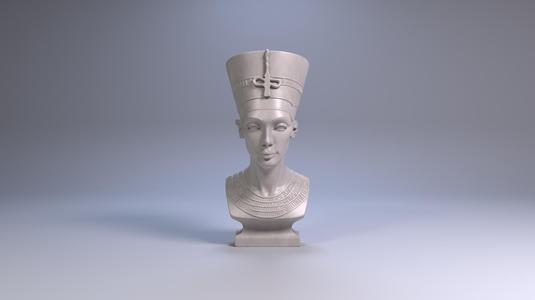 Nefertiti – Bust Sculpture 3D Print Model STL File, Printable Bust