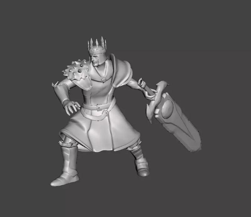 King Tryndamere 3D Model