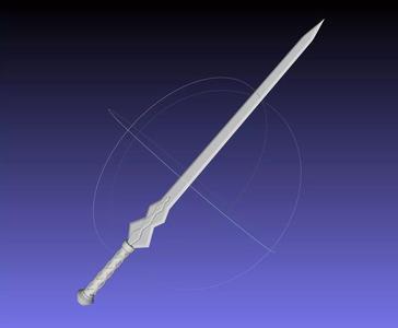 Sword Art Online Konno Yuuki Sword Printable Assembly