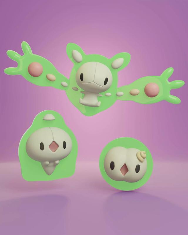 Pokemon - Solosis Duosion and Reuniclus