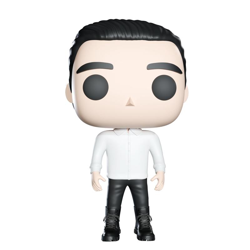 Funko pop man white shirt