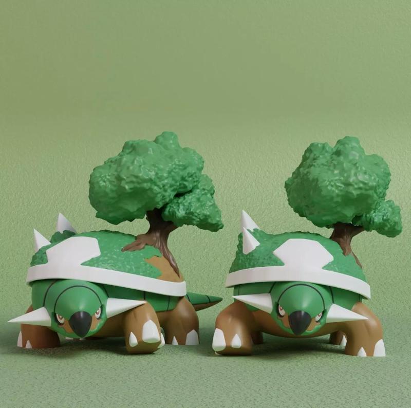 Pokemon - Torterra with 2 poses