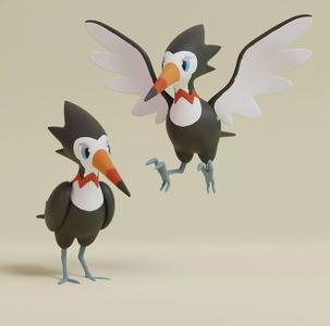 Pokemon - Trumbeak with 2 poses