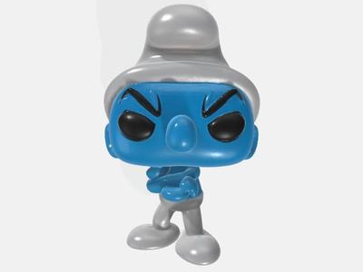 POP grumpy smurf