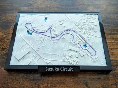 Suzuka Circuit Japan 3D Miniature