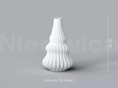 NIEDWICA VASE C-1 3D PRINTING VASE 3D MODEL STL FILE