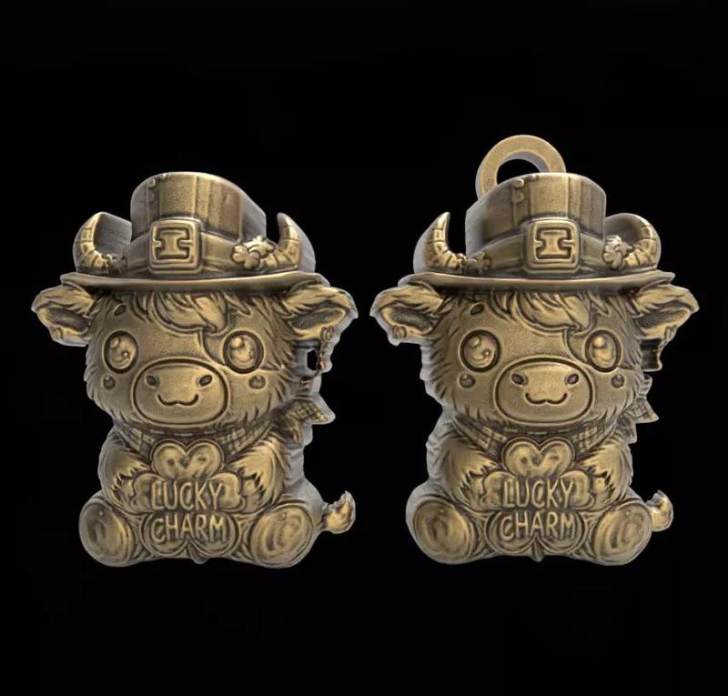 st patrick day cow decor