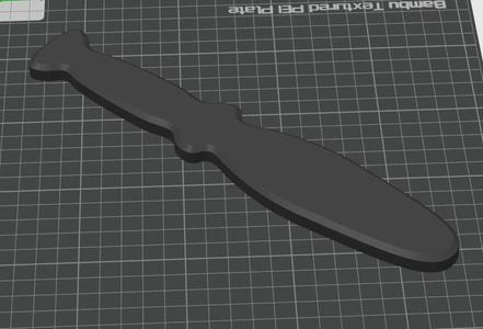 Rubber Training Knife