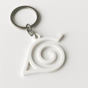 Minimalist Konoha Symbol Keychain (Naruto)