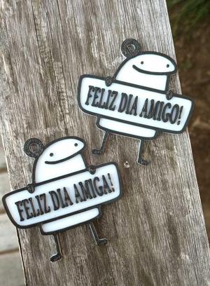 FLORK FRIEND'S DAY KEYCHAIN