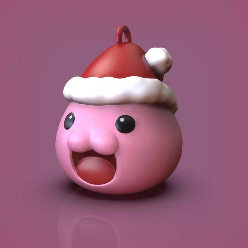 santa poring ornament