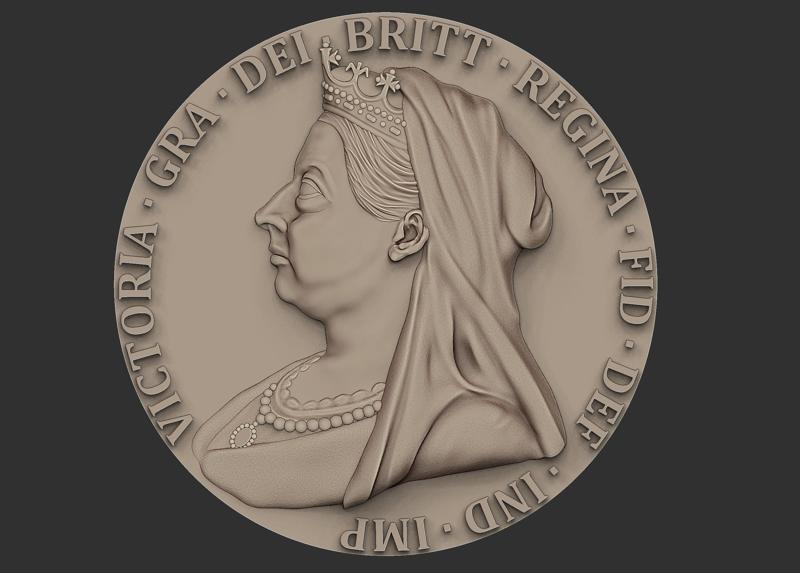 QUEEN VICTORIA FACE (OLD) MEDAL