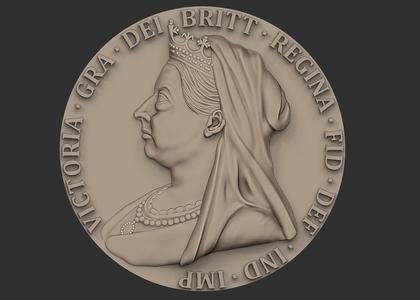 QUEEN VICTORIA FACE (OLD) MEDAL