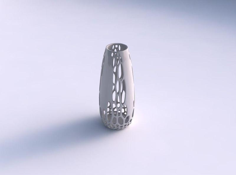 Vase Bullet with organic lattice and solid centers