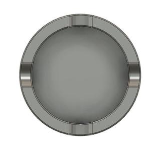 Circular ashtray