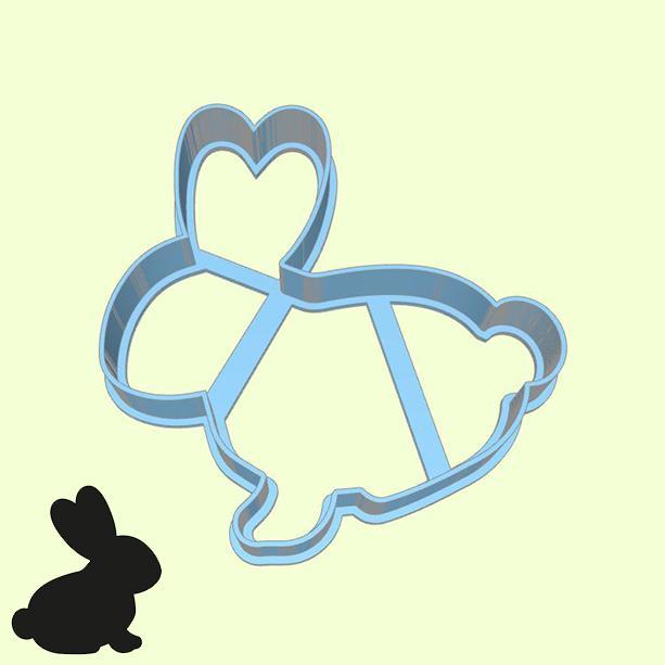 Easter (pascha) cookie cutters - easter bunny (style 5)