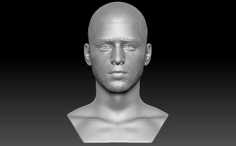 Zayn Malik bust for 3D printing