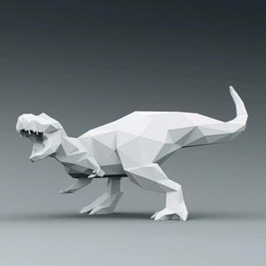 3D PRINTED MODEL T-REX-ABSTRACT-DESIGN-POSE