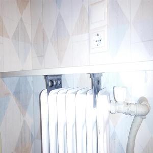 cast iron radiator shelf holder