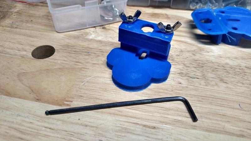 Kossel Delta 200mm Round Bed Clamps, FSR Compatible