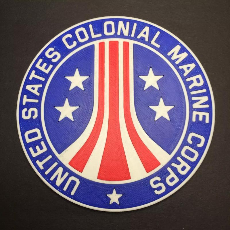 United States Colonial Marine Corps Emblem Coaster