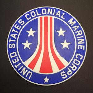 United States Colonial Marine Corps Emblem Coaster