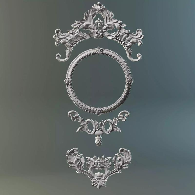 3D ornaments and carving 3D print model