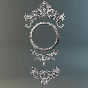 3D ornaments and carving 3D print model