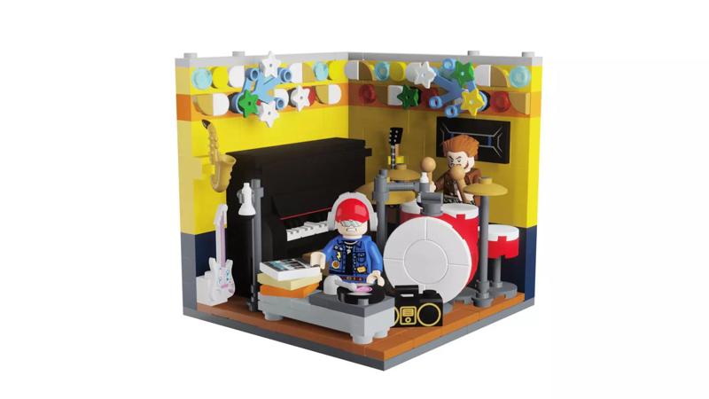 MocBricks3D - The Future Dreams House - Musician