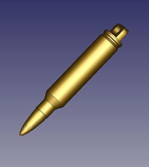 Earrings / pendant in .223 Rem