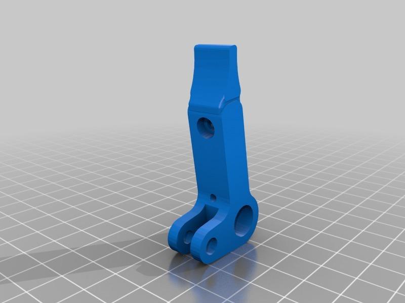 Printrbot Alu Extruder Arm Shaved
