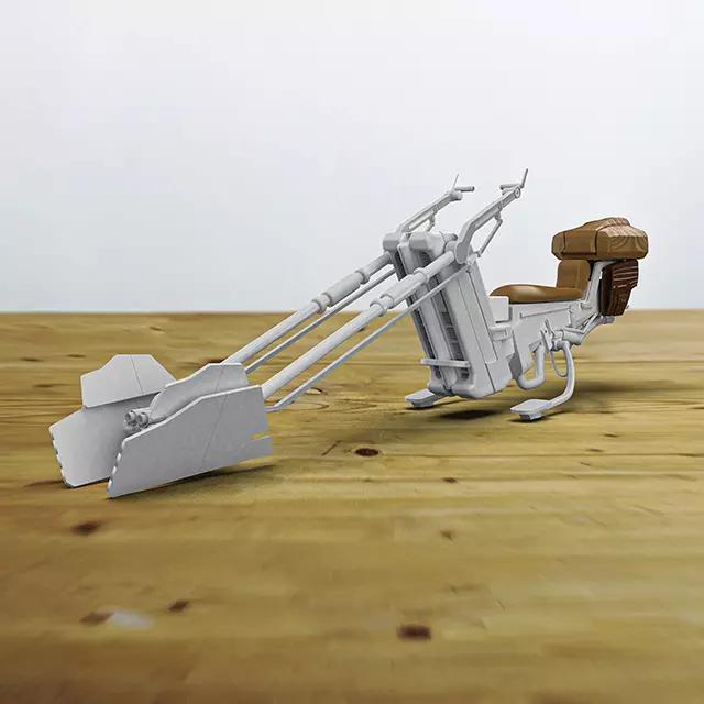 Star Wars The Mandalorian speeder bike 3D print model
