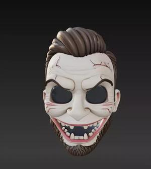 Terrifying Horror Mask 3D Model  Scary Halloween Mask Design 1