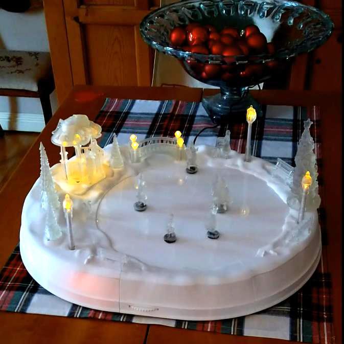 Christmas Skaters Display