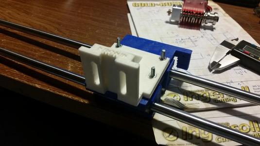 E3D Chimera X carriage plate Solidoodle 4