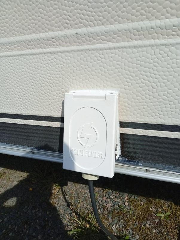 Caravan power door