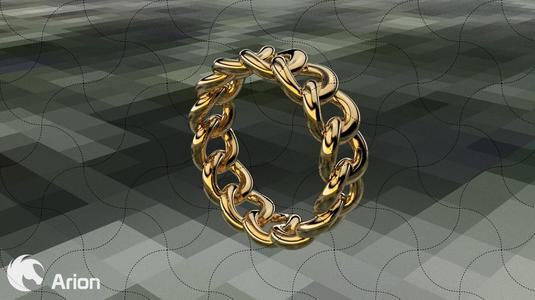 Fine Jewelry, Link Ring 13