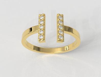 T Diamond Ring