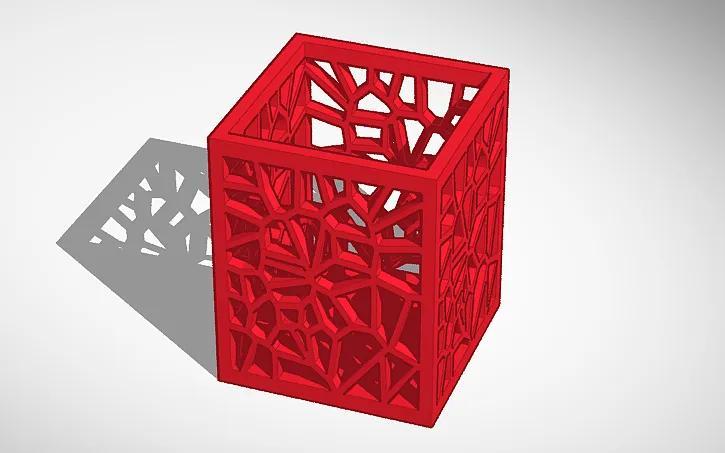 Voronoi pencil holder   