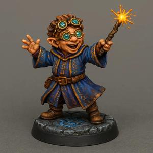 Gnome Wizard Miniature   