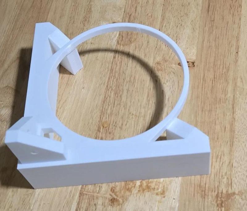 Delack top riser smoke alarm / detector mount   