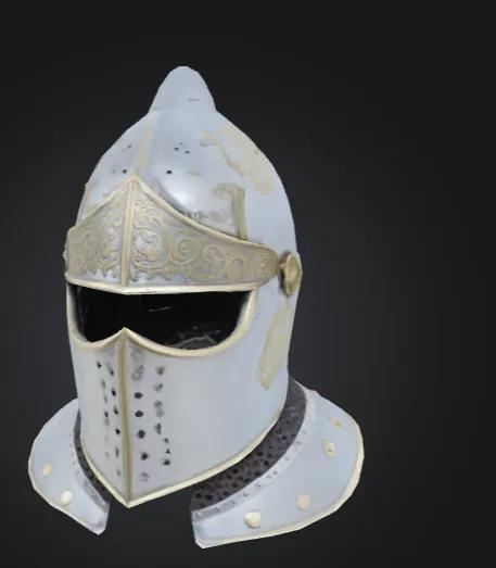 Knight helmet decoration   
