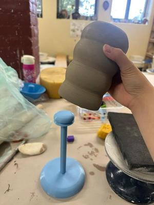 Pottery Clay Stamp Helper   