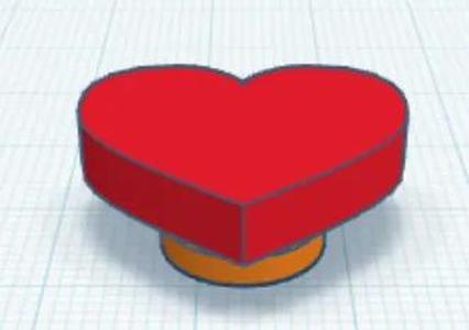 Heart jibbit croc charms   